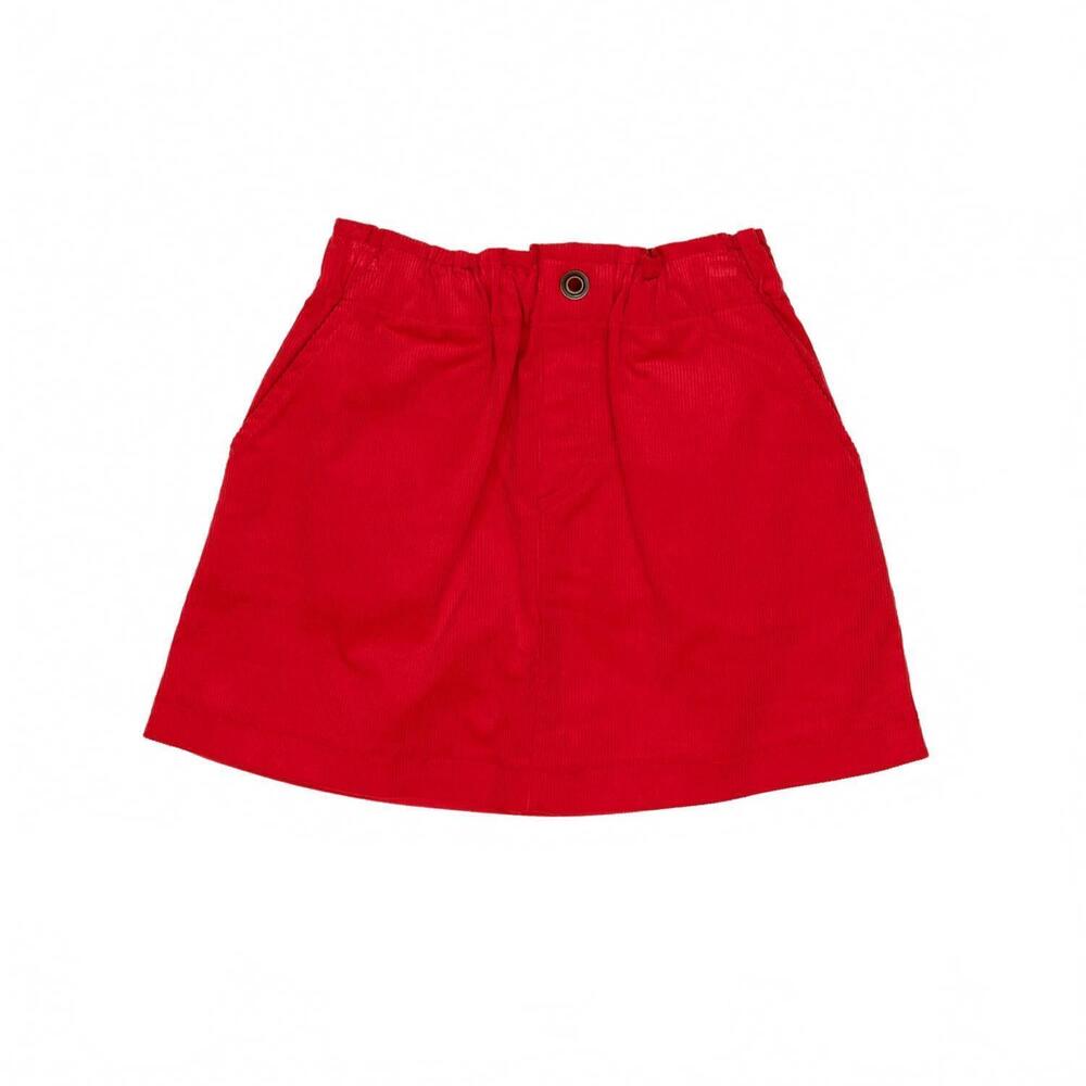 NEW THE OAKS APPAREL kids' leigh skirt in red cord